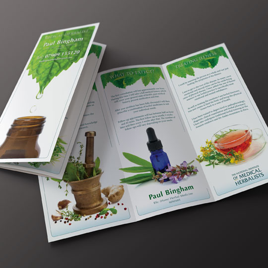 herbalist leaflets